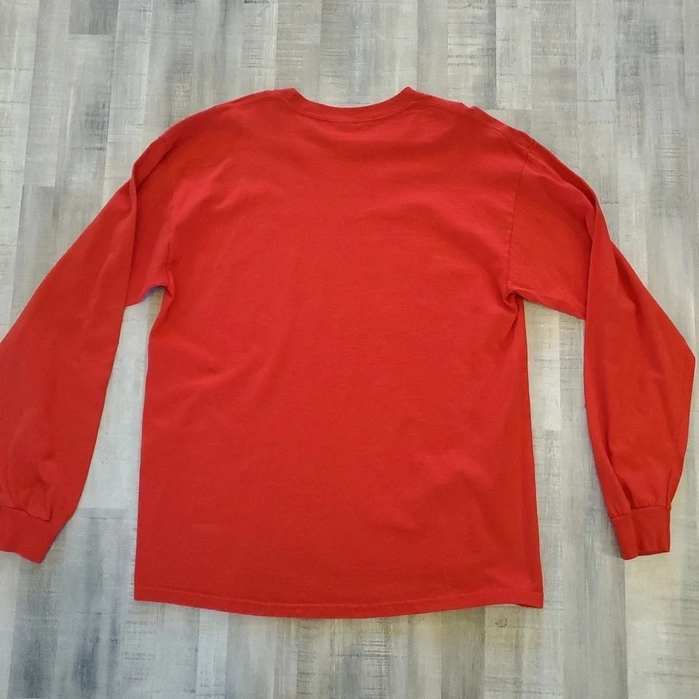 Wisconsin Badgers Rose Bowl Football 2013 Shirt Large NCAA Red Long Sleeve Gilda